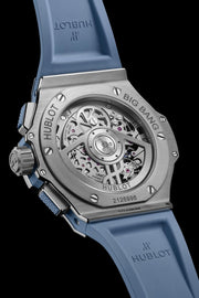 Hublot Big Bang Original Titanium Coal Blue 431.NX.717B.RX - fondello con movimento a vista